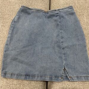 wild fable Light Wash Blue Denim Mini Skirt #A1102